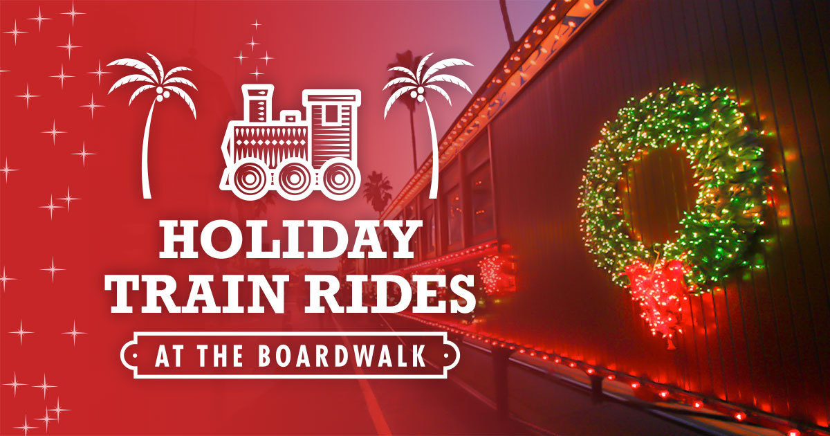 Holiday Train Rides at the Boardwalk